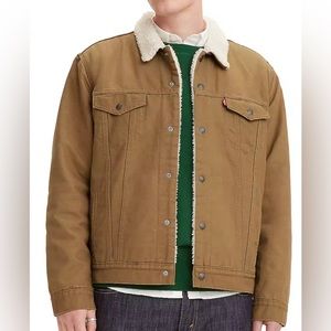 Levi's® Mens Sherpa Lined Trucker Jacket, Sz M